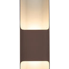 Luminosity Designs Ltd - Zane Wall Lamp With 125 x 508mm Offset Open Curve Shade, 2 x 6.5W LED, 3000K, 900lm, IP65 - Luminosity Designs Ltd