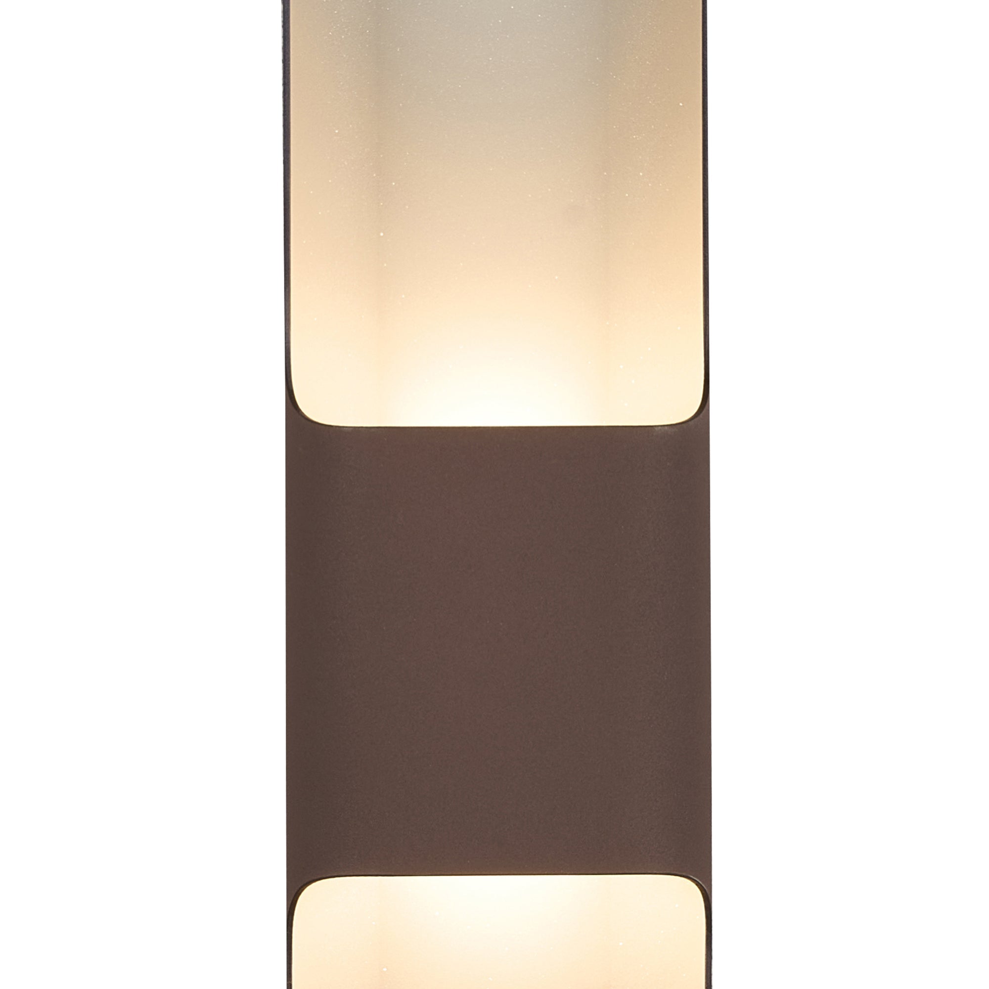 Luminosity Designs Ltd - Zane Wall Lamp With 125 x 508mm Offset Open Curve Shade, 2 x 6.5W LED, 3000K, 900lm, IP65 - Luminosity Designs Ltd