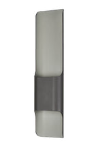 Luminosity Designs Ltd - Zane Wall Lamp With 125 x 508mm Offset Open Curve Shade, 2 x 6.5W LED, 3000K, 900lm, IP65 - Luminosity Designs Ltd