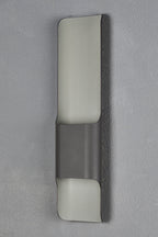 Luminosity Designs Ltd - Zane Wall Lamp With 125 x 508mm Offset Open Curve Shade, 2 x 6.5W LED, 3000K, 900lm, IP65 - Luminosity Designs Ltd