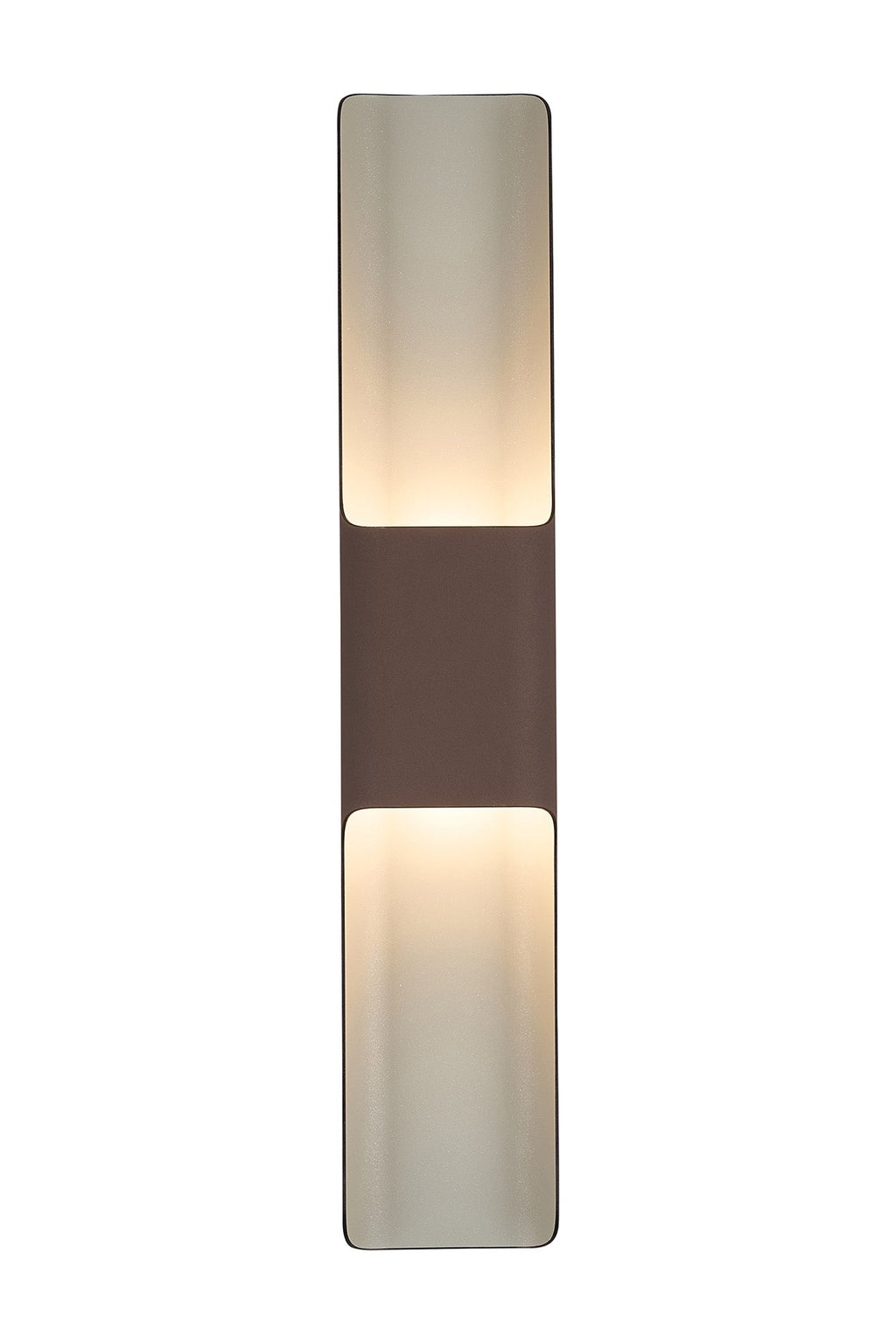 Luminosity Designs Ltd - Zane Wall Lamp With 125 x 670mm Even Open Curve Shade, 2 x 6.5W LED, 3000K, 900lm, IP65 - Luminosity Designs Ltd