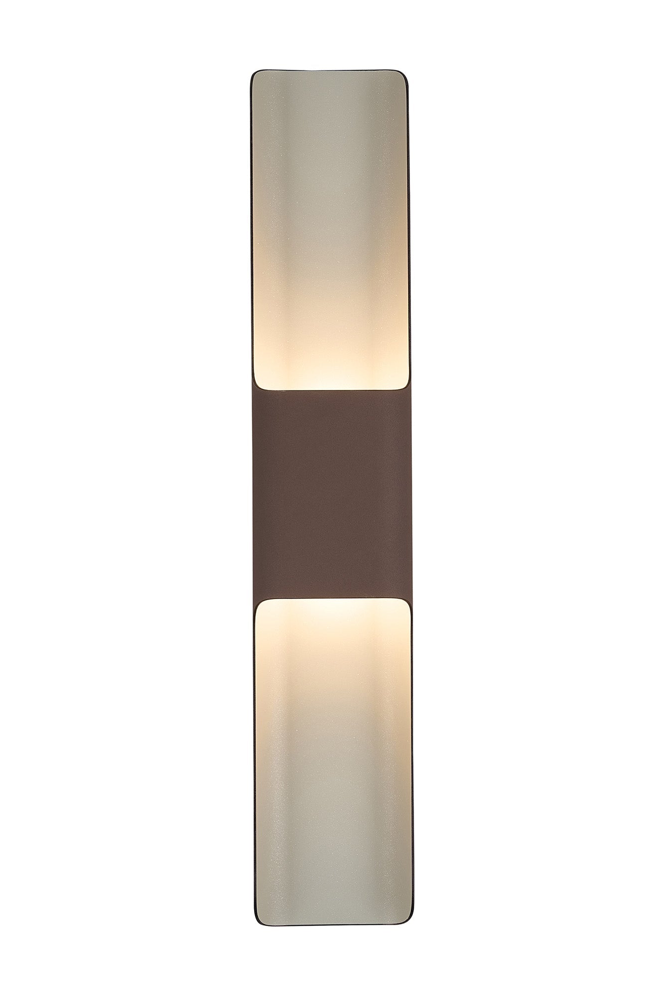 Luminosity Designs Ltd - Zane Wall Lamp With 125 x 670mm Even Open Curve Shade, 2 x 6.5W LED, 3000K, 900lm, IP65 - Luminosity Designs Ltd