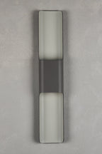 Luminosity Designs Ltd - Zane Wall Lamp With 125 x 670mm Even Open Curve Shade, 2 x 6.5W LED, 3000K, 900lm, IP65 - Luminosity Designs Ltd