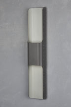 Luminosity Designs Ltd - Zane Wall Lamp With 125 x 670mm Even Open Curve Shade, 2 x 6.5W LED, 3000K, 900lm, IP65 - Luminosity Designs Ltd