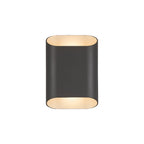 Luminosity Designs Ltd - Zane Wall Lamp With 160 x 180mm Angled Shade, 2 x 6.5W LED, 3000K, 900lm, IP65 - Luminosity Designs Ltd