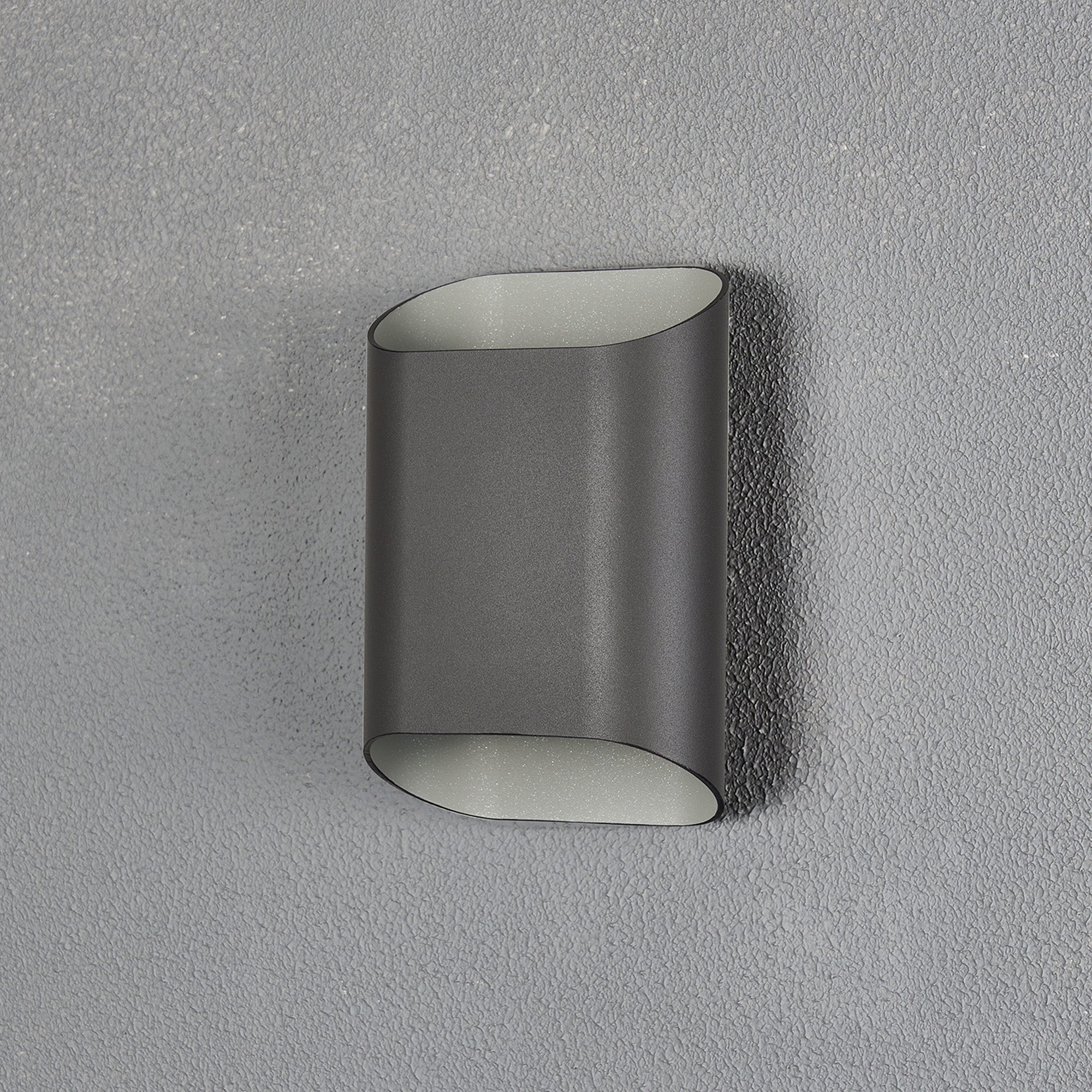 Luminosity Designs Ltd - Zane Wall Lamp With 160 x 180mm Angled Shade, 2 x 6.5W LED, 3000K, 900lm, IP65 - Luminosity Designs Ltd