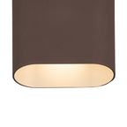 Luminosity Designs Ltd - Zane Wall Lamp With 160 x 180mm Angled Shade, 2 x 6.5W LED, 3000K, 900lm, IP65 - Luminosity Designs Ltd