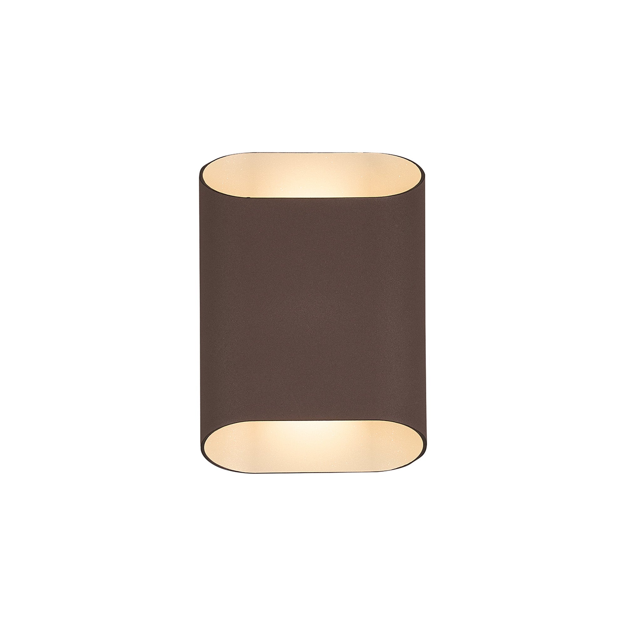 Luminosity Designs Ltd - Zane Wall Lamp With 160 x 180mm Angled Shade, 2 x 6.5W LED, 3000K, 900lm, IP65 - Luminosity Designs Ltd
