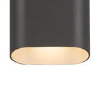 Luminosity Designs Ltd - Zane Wall Lamp With 160 x 180mm Angled Shade, 2 x 6.5W LED, 3000K, 900lm, IP65 - Luminosity Designs Ltd