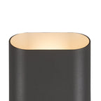 Luminosity Designs Ltd - Zane Wall Lamp With 160 x 180mm Angled Shade, 2 x 6.5W LED, 3000K, 900lm, IP65 - Luminosity Designs Ltd