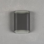 Luminosity Designs Ltd - Zane Wall Lamp With 160 x 180mm Angled Shade, 2 x 6.5W LED, 3000K, 900lm, IP65 - Luminosity Designs Ltd