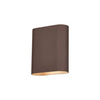 Luminosity Designs Ltd - Zane Wall Lamp With 160 x 180mm Flat Shade, 2 x 6.5W LED, 3000K, 900lm, IP65 - Luminosity Designs Ltd