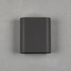 Luminosity Designs Ltd - Zane Wall Lamp With 160 x 180mm Flat Shade, 2 x 6.5W LED, 3000K, 900lm, IP65 - Luminosity Designs Ltd