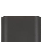 Luminosity Designs Ltd - Zane Wall Lamp With 160 x 180mm Flat Shade, 2 x 6.5W LED, 3000K, 900lm, IP65 - Luminosity Designs Ltd