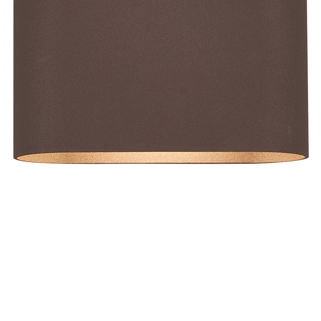 Luminosity Designs Ltd - Zane Wall Lamp With 160 x 180mm Flat Shade, 2 x 6.5W LED, 3000K, 900lm, IP65 - Luminosity Designs Ltd