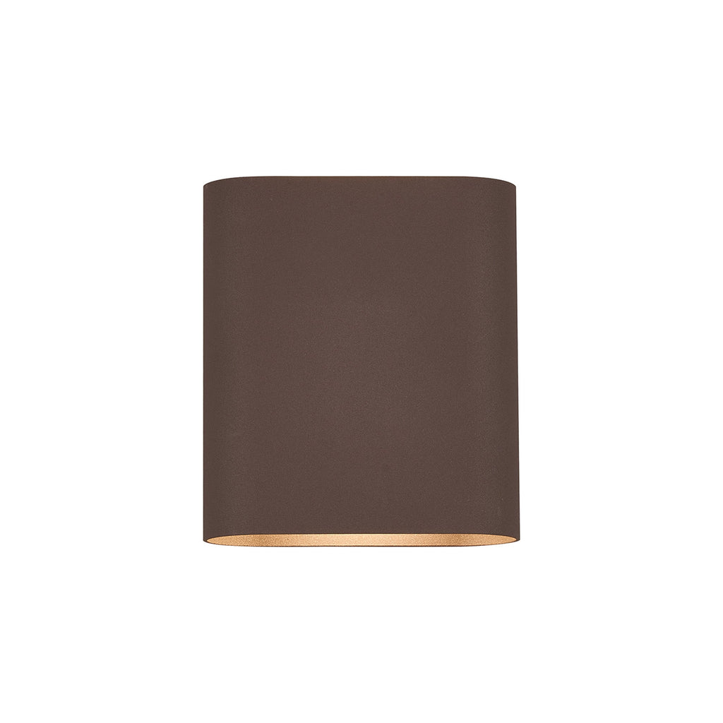 Luminosity Designs Ltd - Zane Wall Lamp With 160 x 180mm Flat Shade, 2 x 6.5W LED, 3000K, 900lm, IP65 - Luminosity Designs Ltd