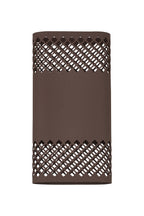 Luminosity Designs Ltd - Zane Wall Lamp With 160 x 305mm Mesh Diamond Pattern Shade, 2 x 6.5W LED, 3000K, 900lm, IP6 - Luminosity Designs Ltd