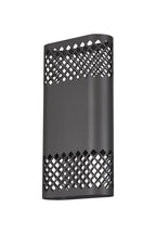 Luminosity Designs Ltd - Zane Wall Lamp With 160 x 305mm Mesh Diamond Pattern Shade, 2 x 6.5W LED, 3000K, 900lm, IP6 - Luminosity Designs Ltd