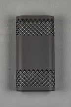 Luminosity Designs Ltd - Zane Wall Lamp With 160 x 305mm Mesh Diamond Pattern Shade, 2 x 6.5W LED, 3000K, 900lm, IP6 - Luminosity Designs Ltd