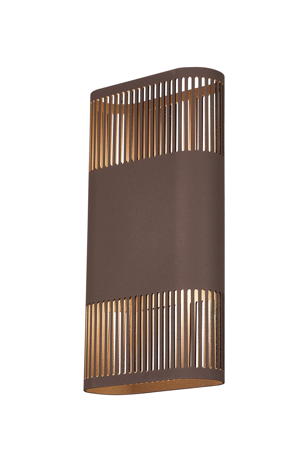 Luminosity Designs Ltd - Zane Wall Lamp With 160 x 305mm Mesh Line Pattern Shade, 2 x 6.5W LED, 3000K, 900lm, IP6 - Luminosity Designs Ltd