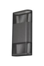 Luminosity Designs Ltd - Zane Wall Lamp With 160 x 305mm Mesh Line Pattern Shade, 2 x 6.5W LED, 3000K, 900lm, IP6 - Luminosity Designs Ltd
