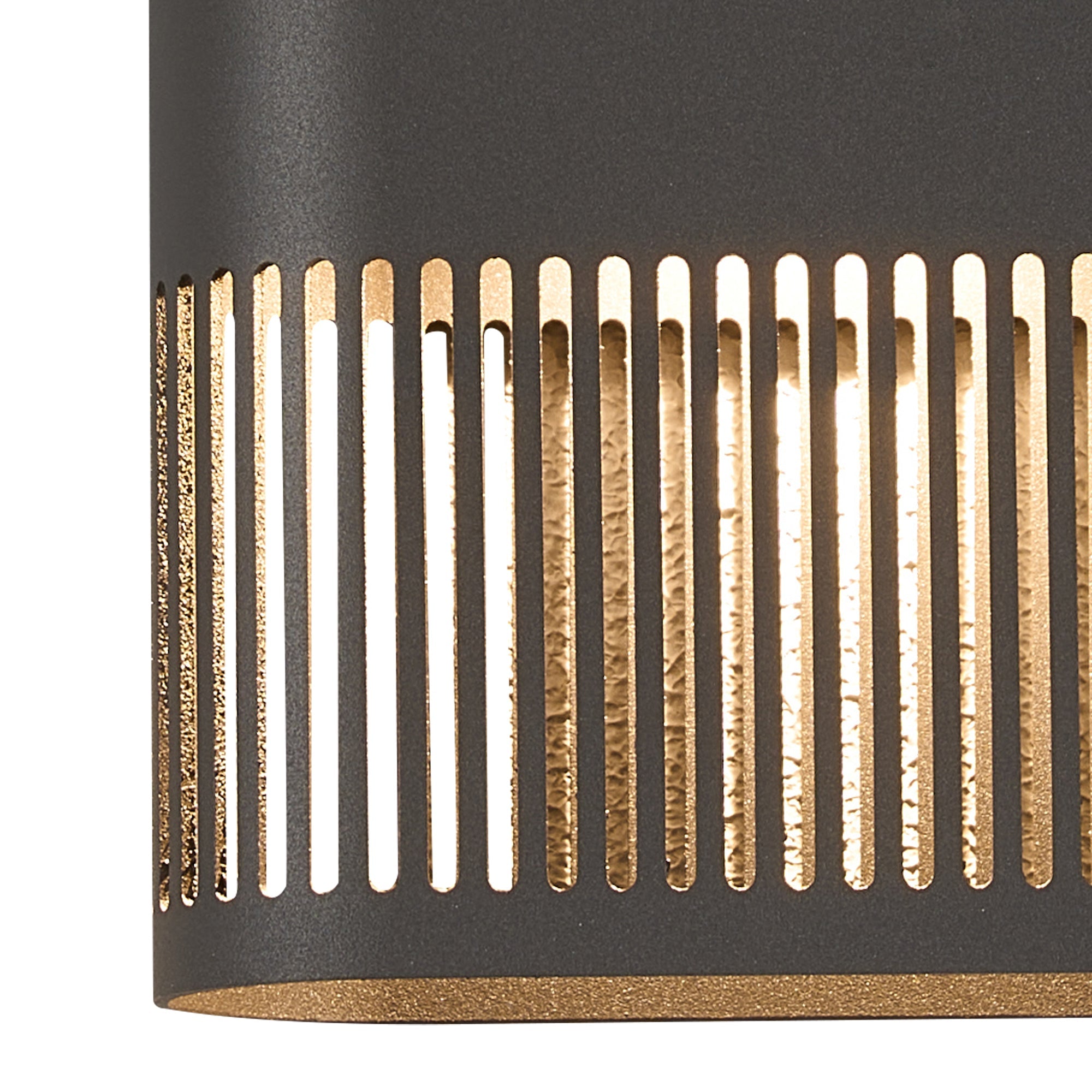 Luminosity Designs Ltd - Zane Wall Lamp With 160 x 305mm Mesh Line Pattern Shade, 2 x 6.5W LED, 3000K, 900lm, IP6 - Luminosity Designs Ltd