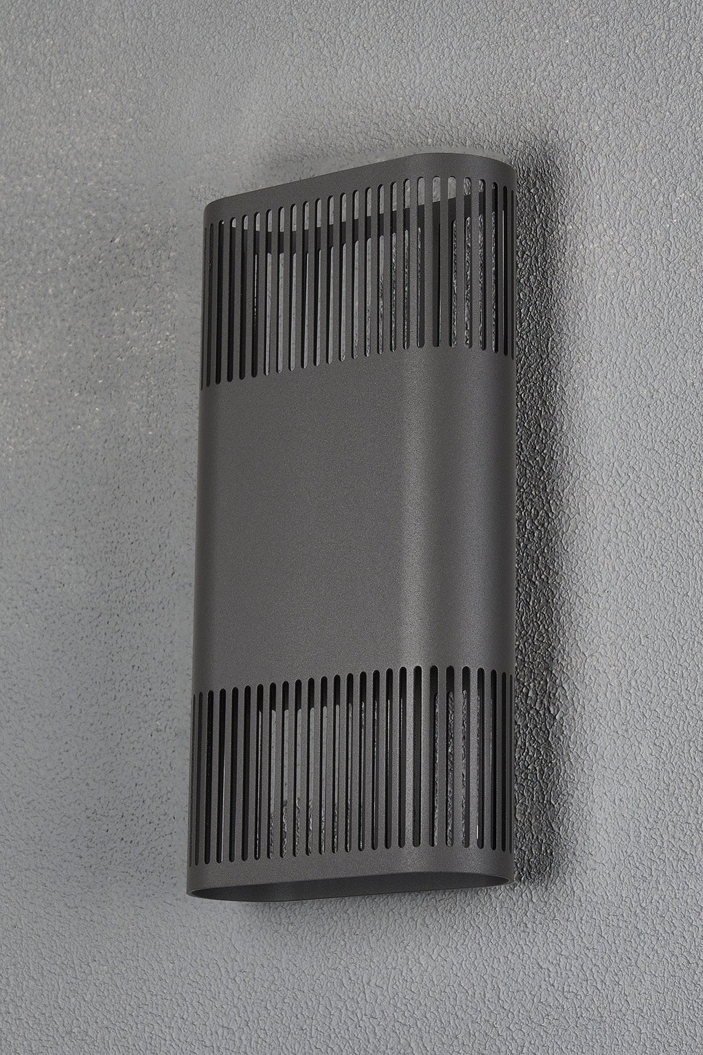Luminosity Designs Ltd - Zane Wall Lamp With 160 x 305mm Mesh Line Pattern Shade, 2 x 6.5W LED, 3000K, 900lm, IP6 - Luminosity Designs Ltd