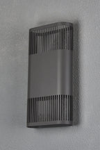 Luminosity Designs Ltd - Zane Wall Lamp With 160 x 305mm Mesh Line Pattern Shade, 2 x 6.5W LED, 3000K, 900lm, IP6 - Luminosity Designs Ltd