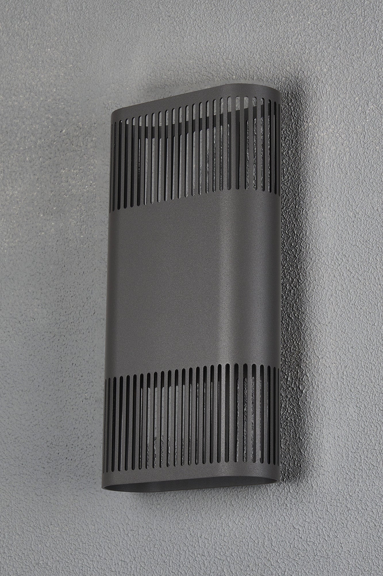 Luminosity Designs Ltd - Zane Wall Lamp With 160 x 305mm Mesh Line Pattern Shade, 2 x 6.5W LED, 3000K, 900lm, IP6 - Luminosity Designs Ltd