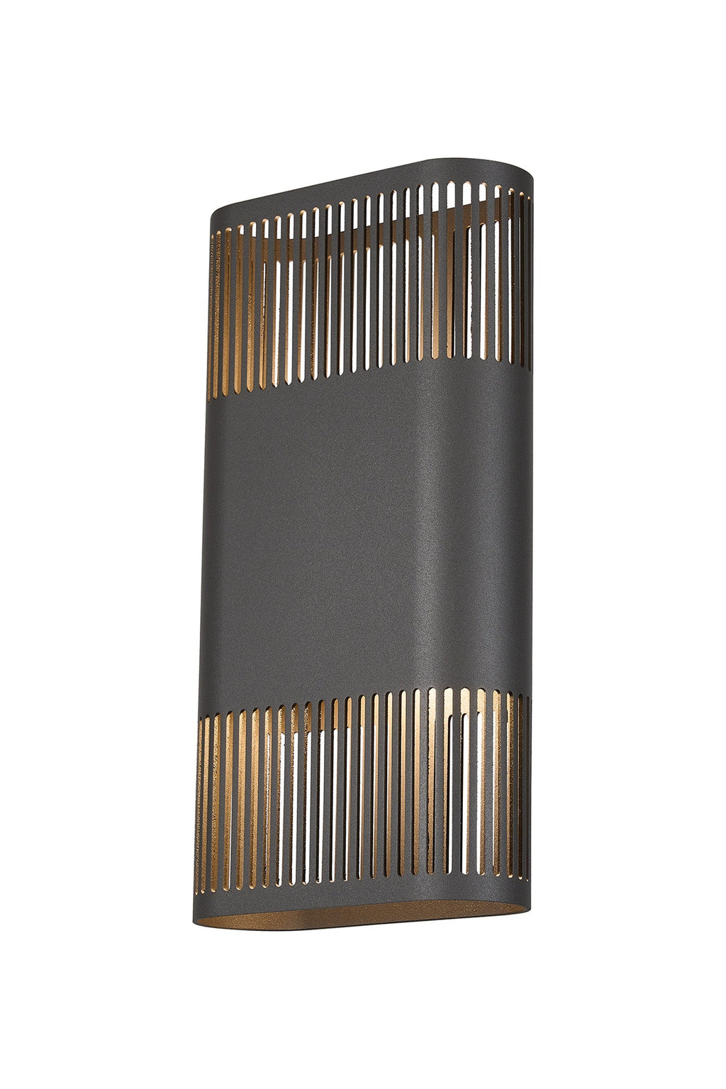 Luminosity Designs Ltd - Zane Wall Lamp With 160 x 305mm Mesh Line Pattern Shade, 2 x 6.5W LED, 3000K, 900lm, IP6 - Luminosity Designs Ltd