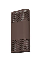 Luminosity Designs Ltd - Zane Wall Lamp With 160 x 305mm Mesh Oval Pattern Shade, 2 x 6.5W LED, 3000K, 900lm, IP6 - Luminosity Designs Ltd
