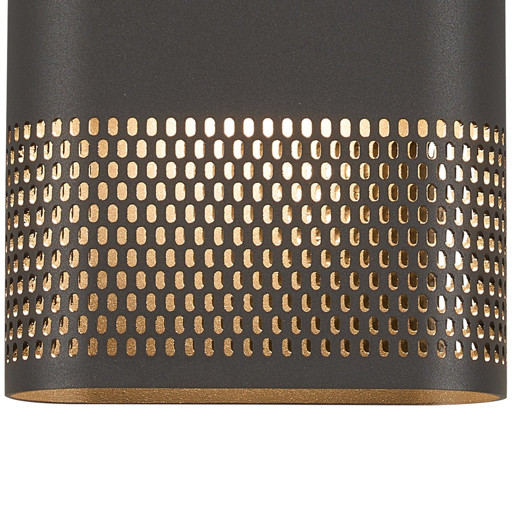 Luminosity Designs Ltd - Zane Wall Lamp With 160 x 305mm Mesh Oval Pattern Shade, 2 x 6.5W LED, 3000K, 900lm, IP6 - Luminosity Designs Ltd