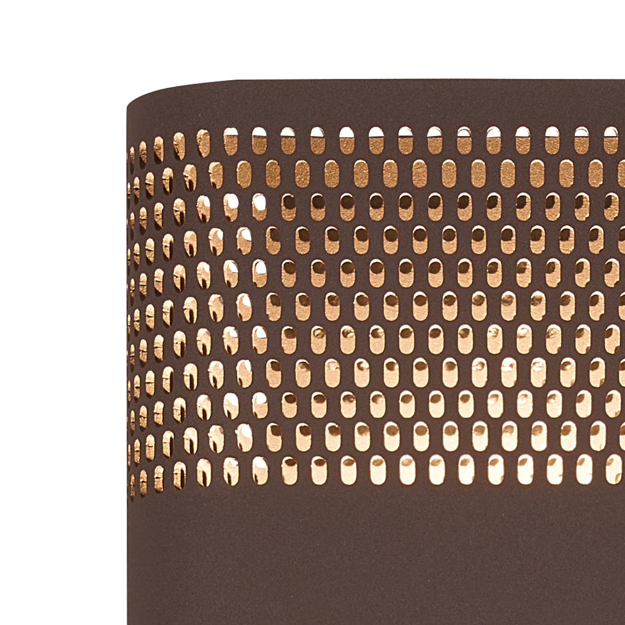 Luminosity Designs Ltd - Zane Wall Lamp With 160 x 305mm Mesh Oval Pattern Shade, 2 x 6.5W LED, 3000K, 900lm, IP6 - Luminosity Designs Ltd