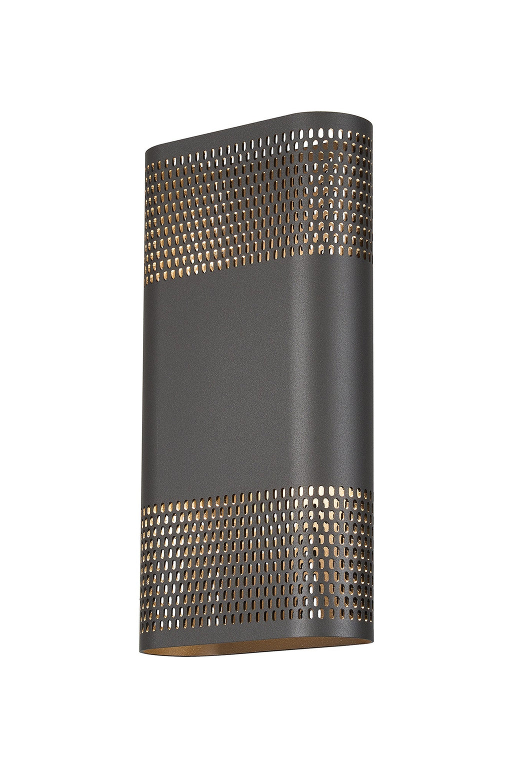 Luminosity Designs Ltd - Zane Wall Lamp With 160 x 305mm Mesh Oval Pattern Shade, 2 x 6.5W LED, 3000K, 900lm, IP6 - Luminosity Designs Ltd