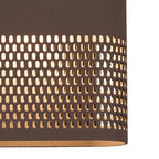 Luminosity Designs Ltd - Zane Wall Lamp With 160 x 305mm Mesh Oval Pattern Shade, 2 x 6.5W LED, 3000K, 900lm, IP6 - Luminosity Designs Ltd