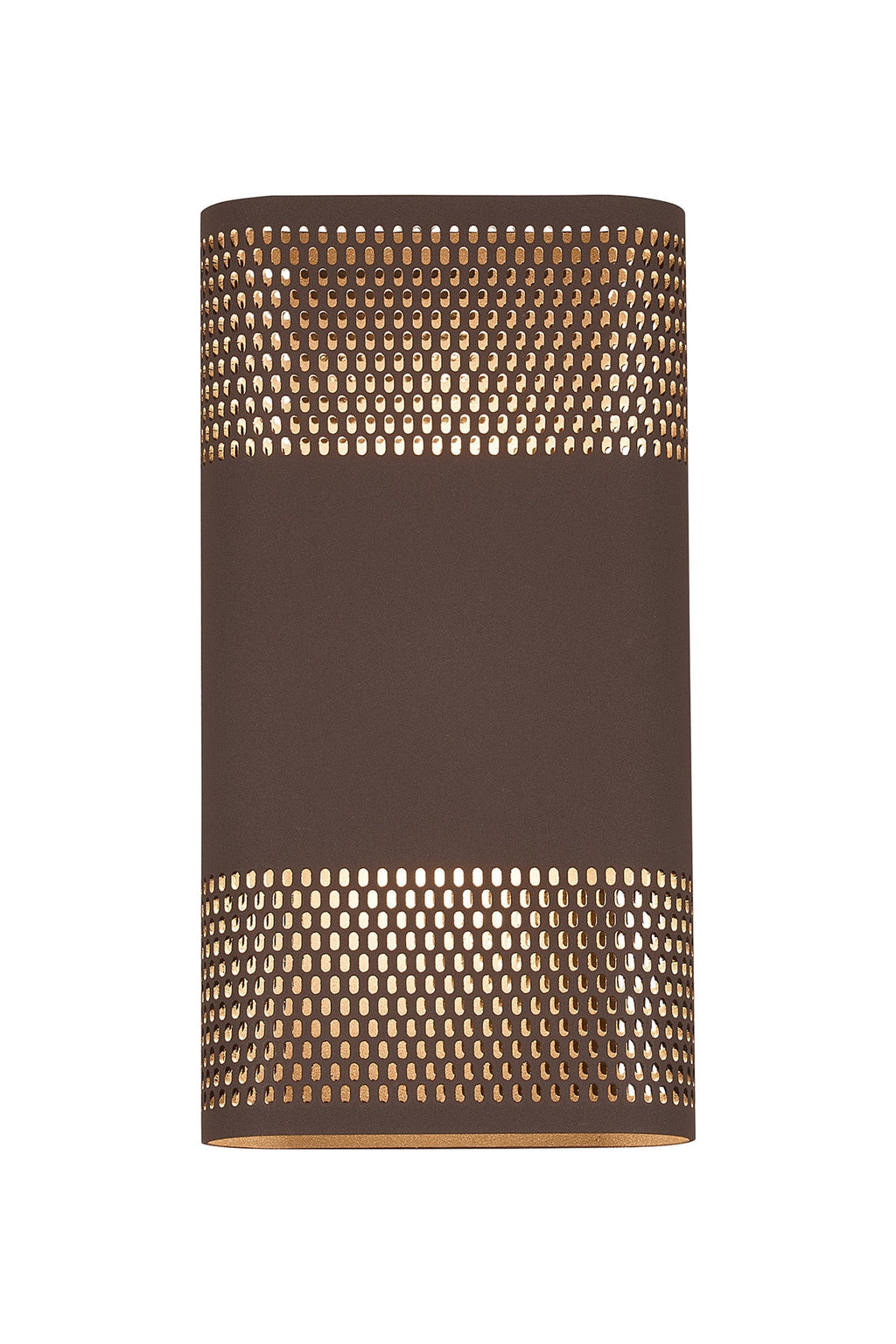 Luminosity Designs Ltd - Zane Wall Lamp With 160 x 305mm Mesh Oval Pattern Shade, 2 x 6.5W LED, 3000K, 900lm, IP6 - Luminosity Designs Ltd
