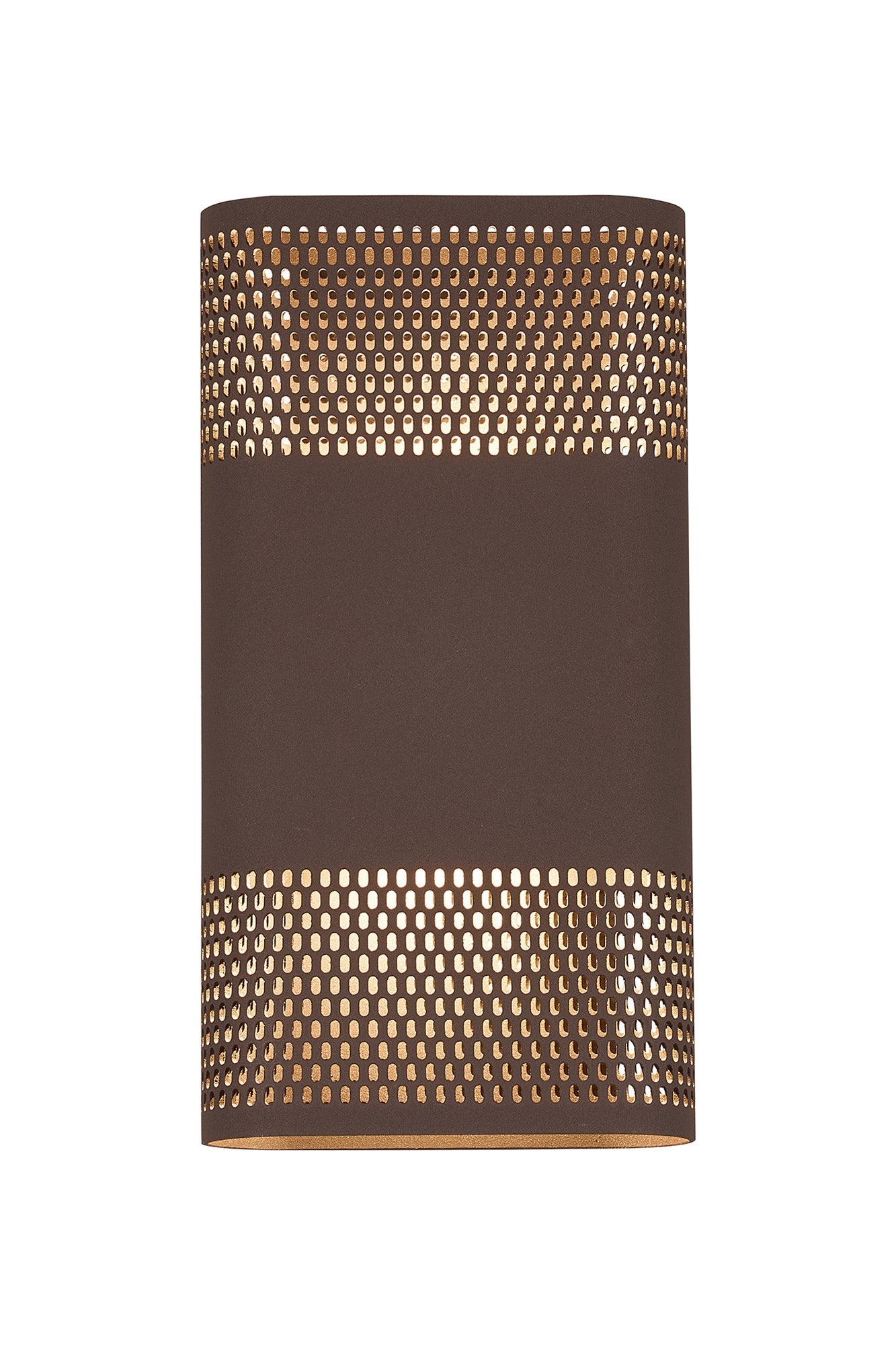 Luminosity Designs Ltd - Zane Wall Lamp With 160 x 305mm Mesh Oval Pattern Shade, 2 x 6.5W LED, 3000K, 900lm, IP6 - Luminosity Designs Ltd