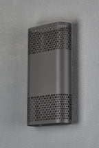 Luminosity Designs Ltd - Zane Wall Lamp With 160 x 305mm Mesh Oval Pattern Shade, 2 x 6.5W LED, 3000K, 900lm, IP6 - Luminosity Designs Ltd