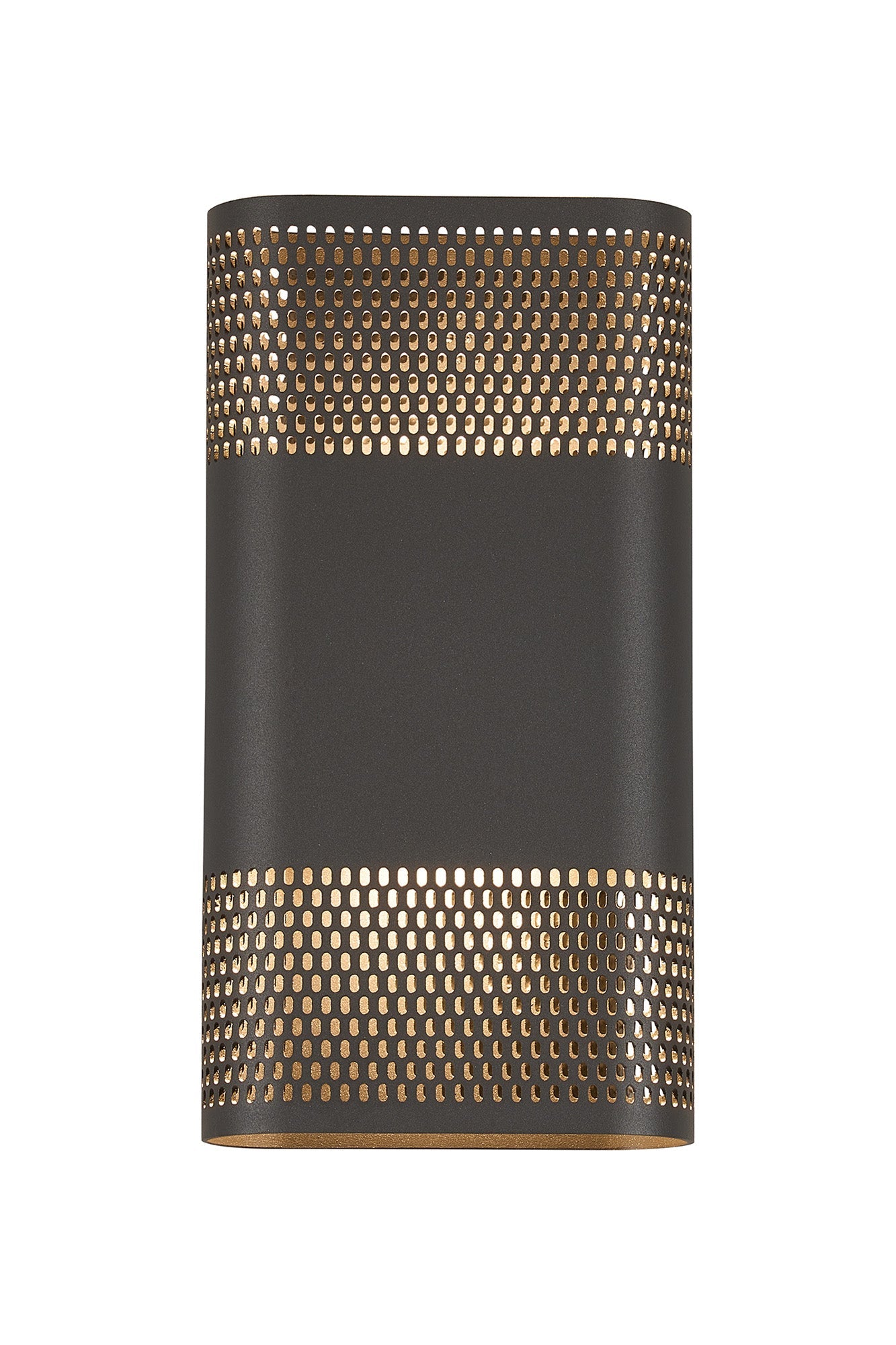 Luminosity Designs Ltd - Zane Wall Lamp With 160 x 305mm Mesh Oval Pattern Shade, 2 x 6.5W LED, 3000K, 900lm, IP6 - Luminosity Designs Ltd
