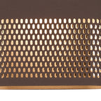 Luminosity Designs Ltd - Zane Wall Lamp With 160 x 305mm Mesh Oval Pattern Shade, 2 x 6.5W LED, 3000K, 900lm, IP6 - Luminosity Designs Ltd