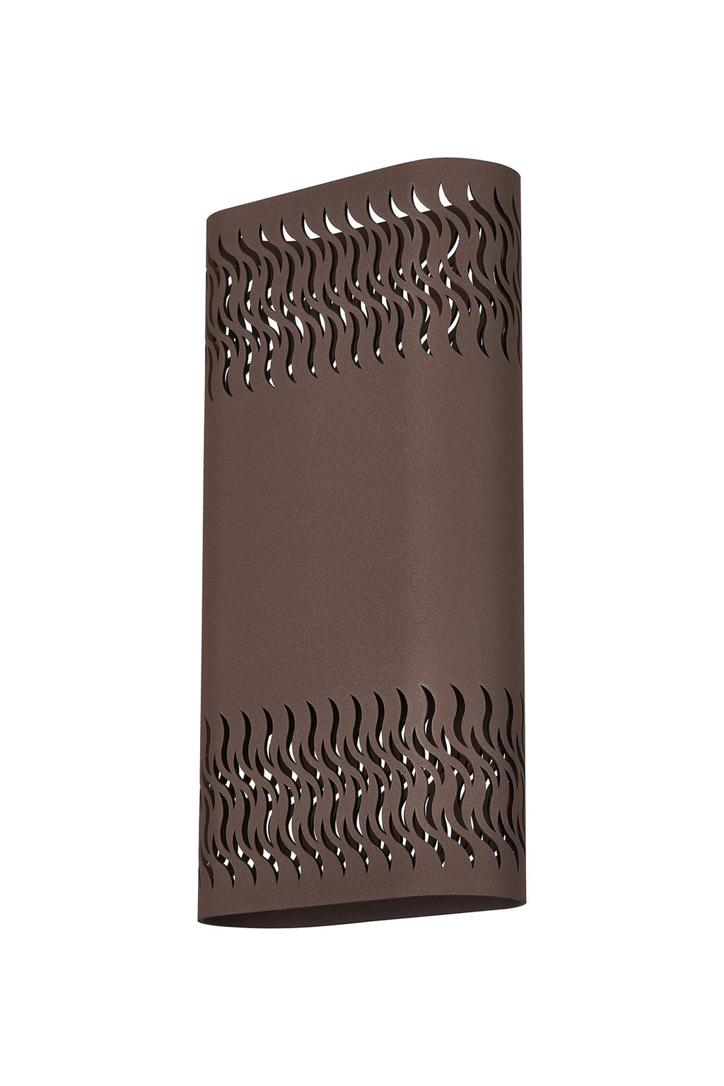 Luminosity Designs Ltd - Zane Wall Lamp With 160 x 305mm Mesh Waves Pattern Shade, 2 x 6.5W LED, 3000K, 900lm, IP65 - Luminosity Designs Ltd