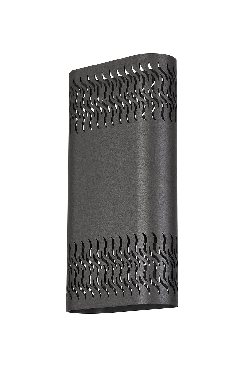 Luminosity Designs Ltd - Zane Wall Lamp With 160 x 305mm Mesh Waves Pattern Shade, 2 x 6.5W LED, 3000K, 900lm, IP65 - Luminosity Designs Ltd