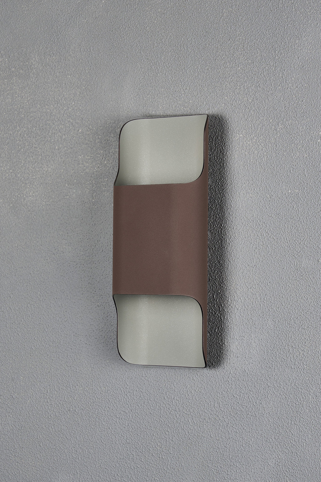 Zane Wall Lamp With 125 x 305mm Even Open Curve Shade, 2 x 6.5W LED, 3000K, 900lm, IP65