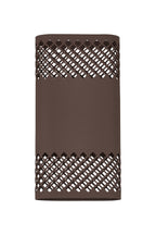 Zane Wall Lamp With 160 x 305mm Mesh Diamond Pattern Shade, 2 x 6.5W LED, 3000K, 900lm, IP6