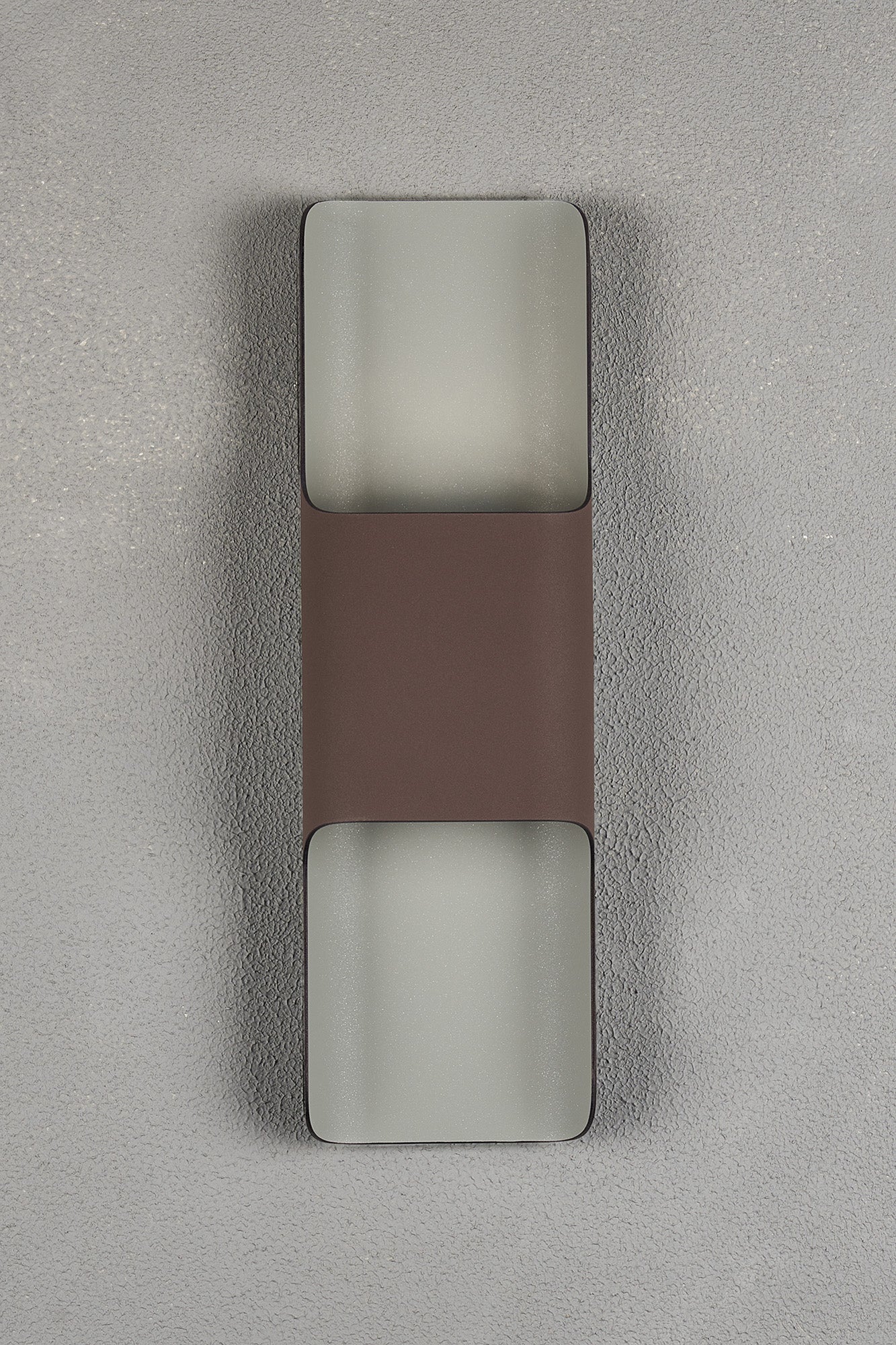 Zane Wall Lamp With 125 x 403mm Even Open Curve Shade, 2 x 6.5W LED, 3000K, 900lm, IP65