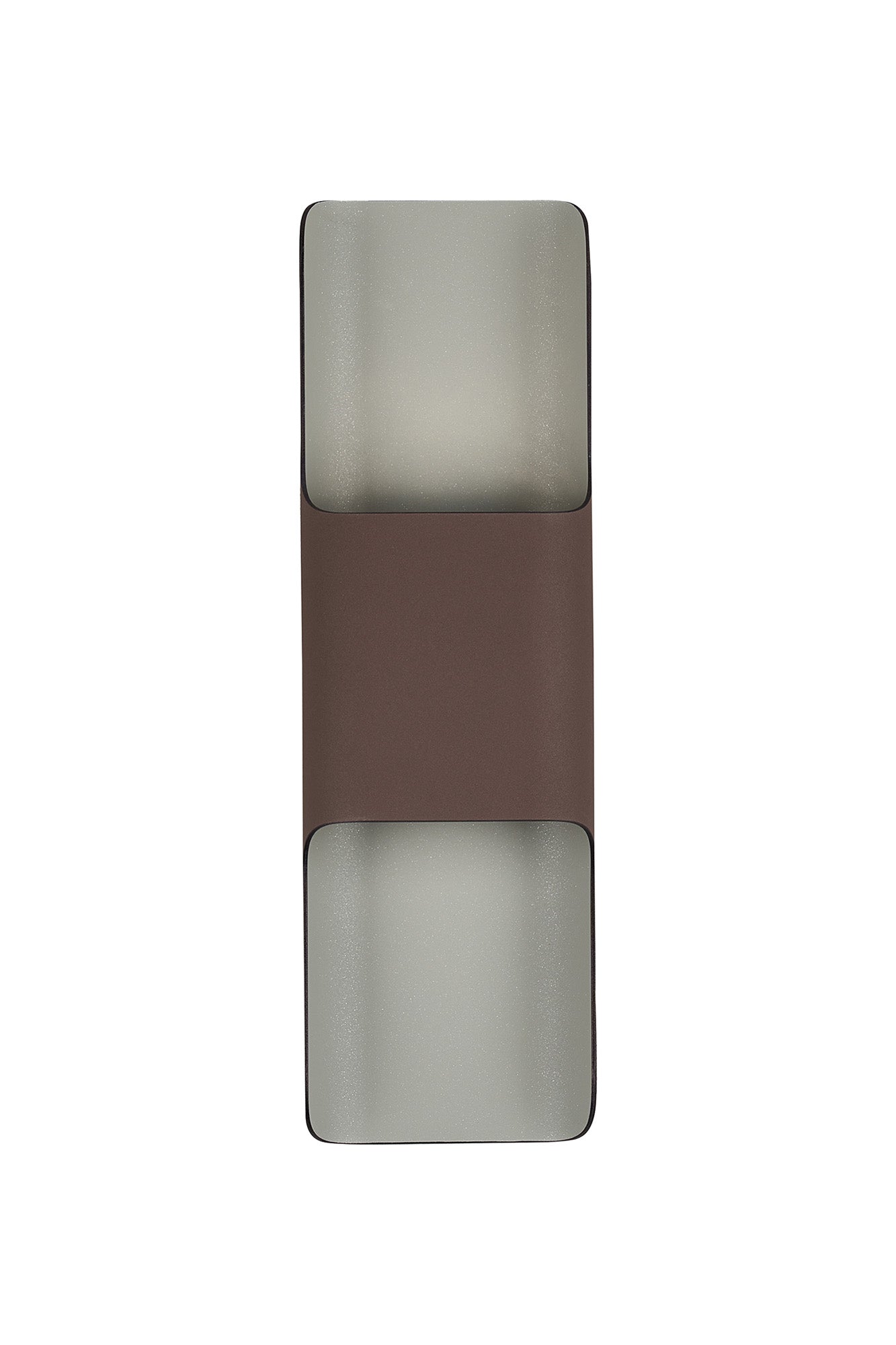 Zane Wall Lamp With 125 x 403mm Even Open Curve Shade, 2 x 6.5W LED, 3000K, 900lm, IP65