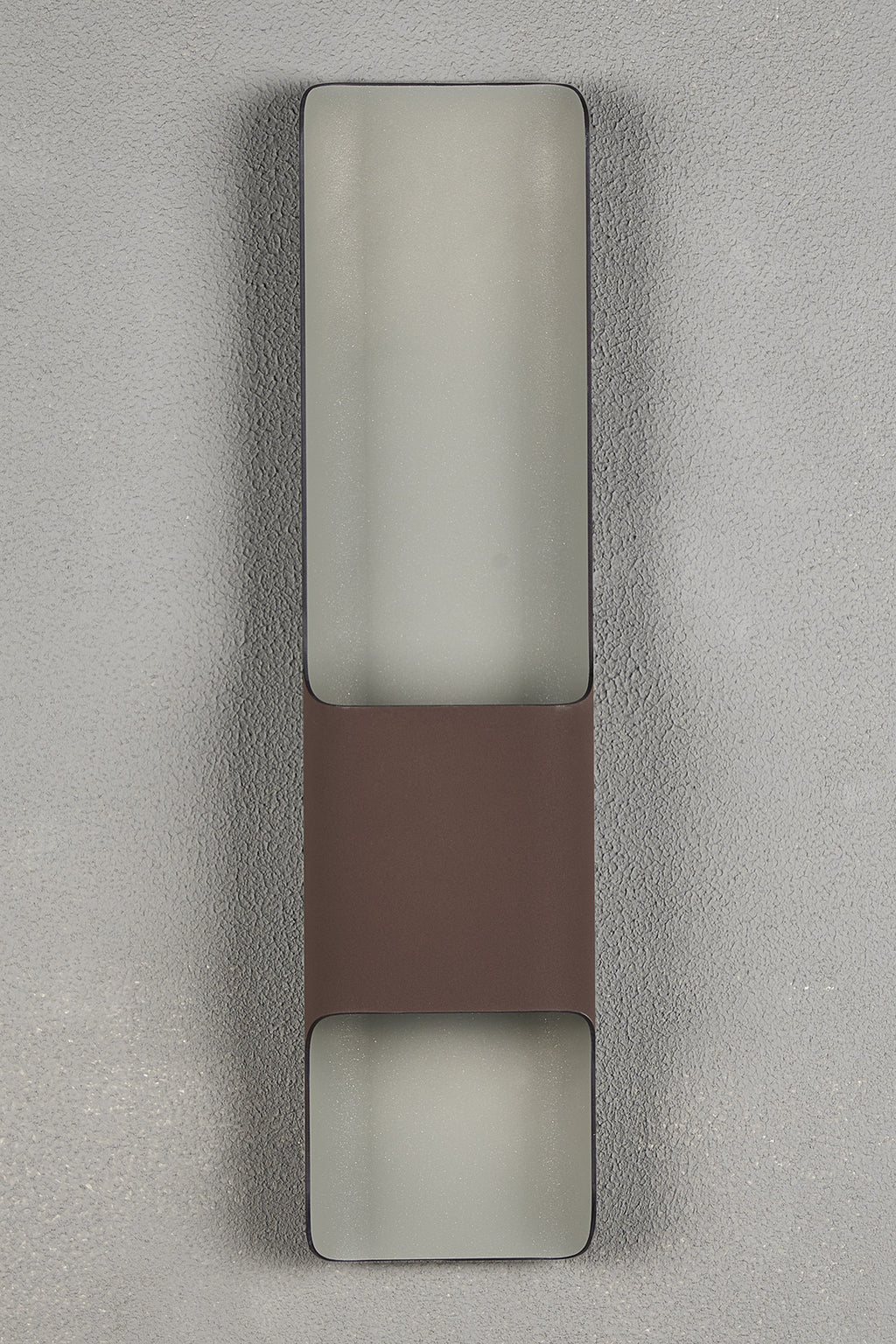 Zane Wall Lamp With 125 x 508mm Offset Open Curve Shade, 2 x 6.5W LED, 3000K, 900lm, IP65