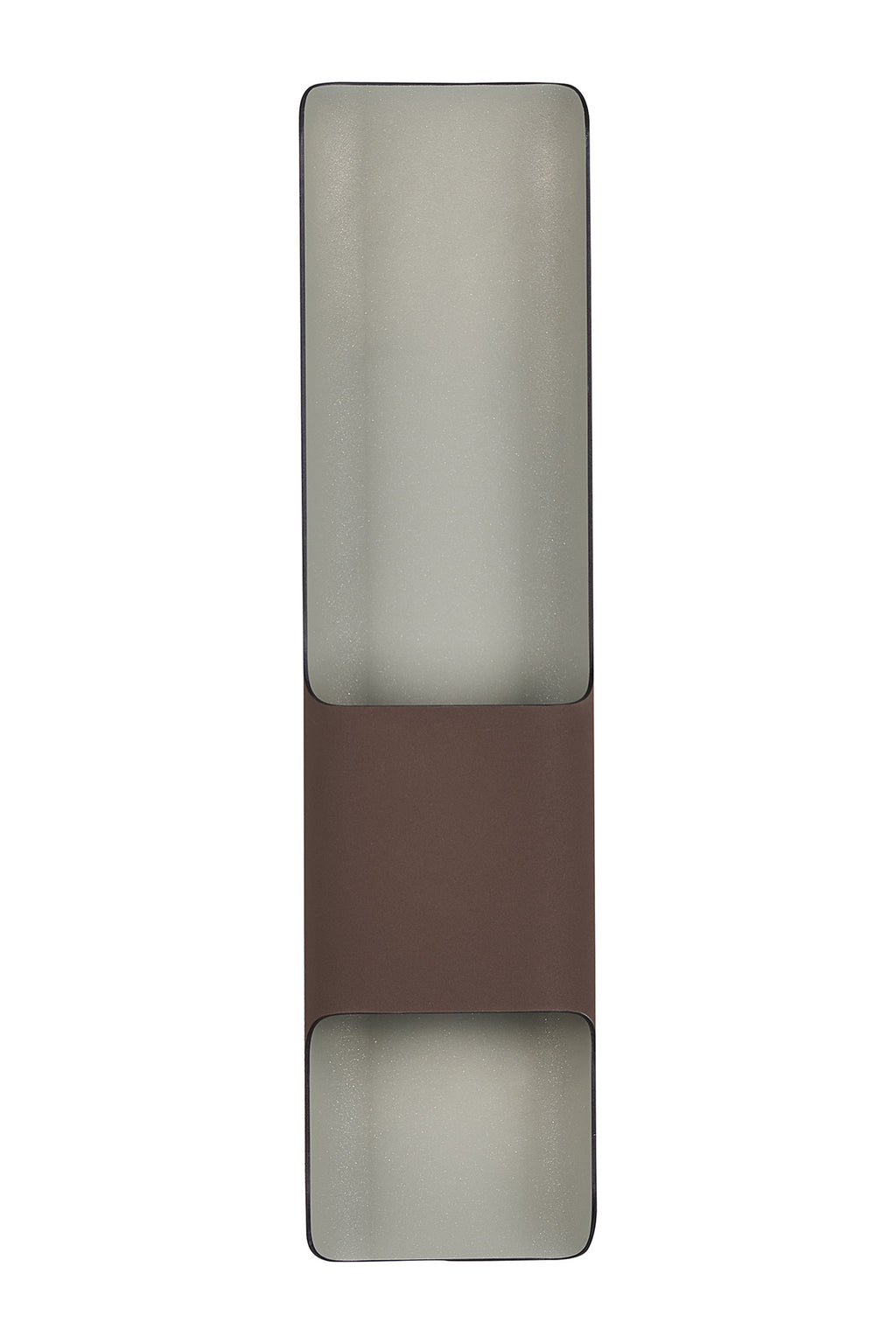 Zane Wall Lamp With 125 x 508mm Offset Open Curve Shade, 2 x 6.5W LED, 3000K, 900lm, IP65