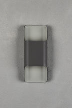 Zane Wall Lamp With 125 x 305mm Even Open Curve Shade, 2 x 6.5W LED, 3000K, 900lm, IP65