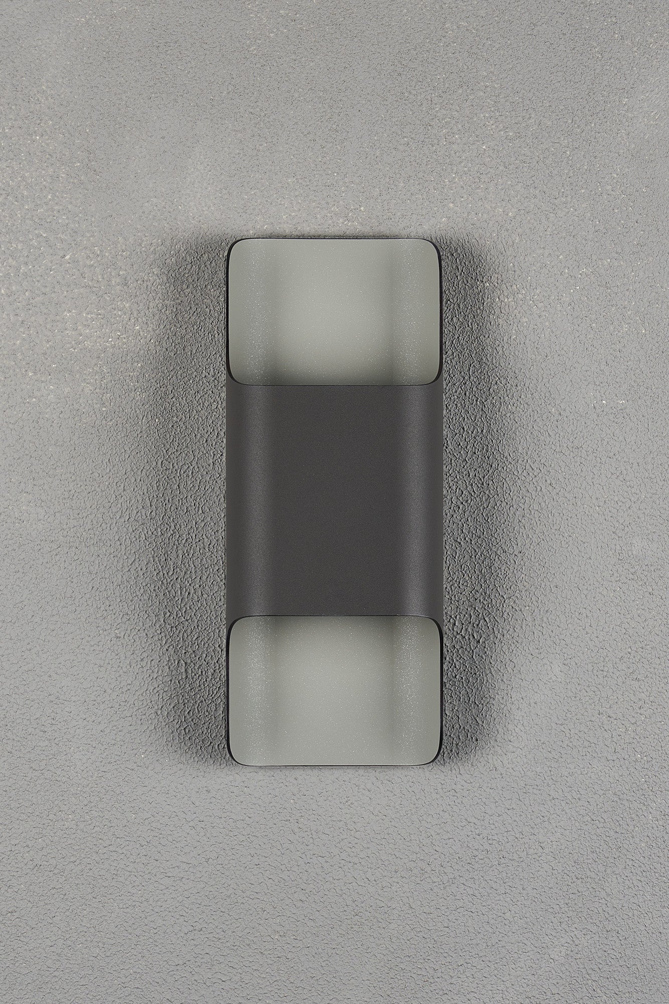 Zane Wall Lamp With 125 x 305mm Even Open Curve Shade, 2 x 6.5W LED, 3000K, 900lm, IP65